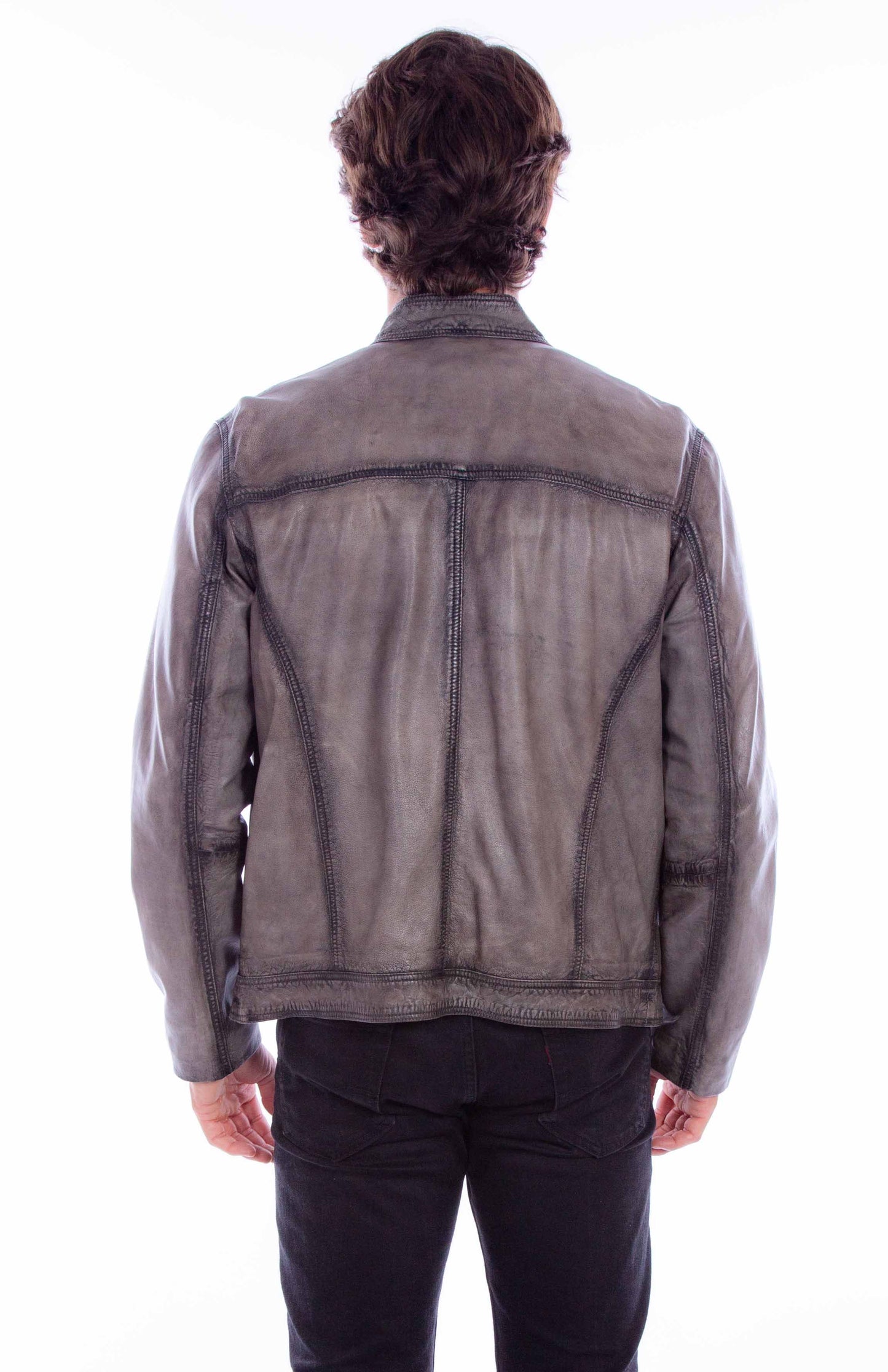 Scully Distressed Leather Jacket 1054