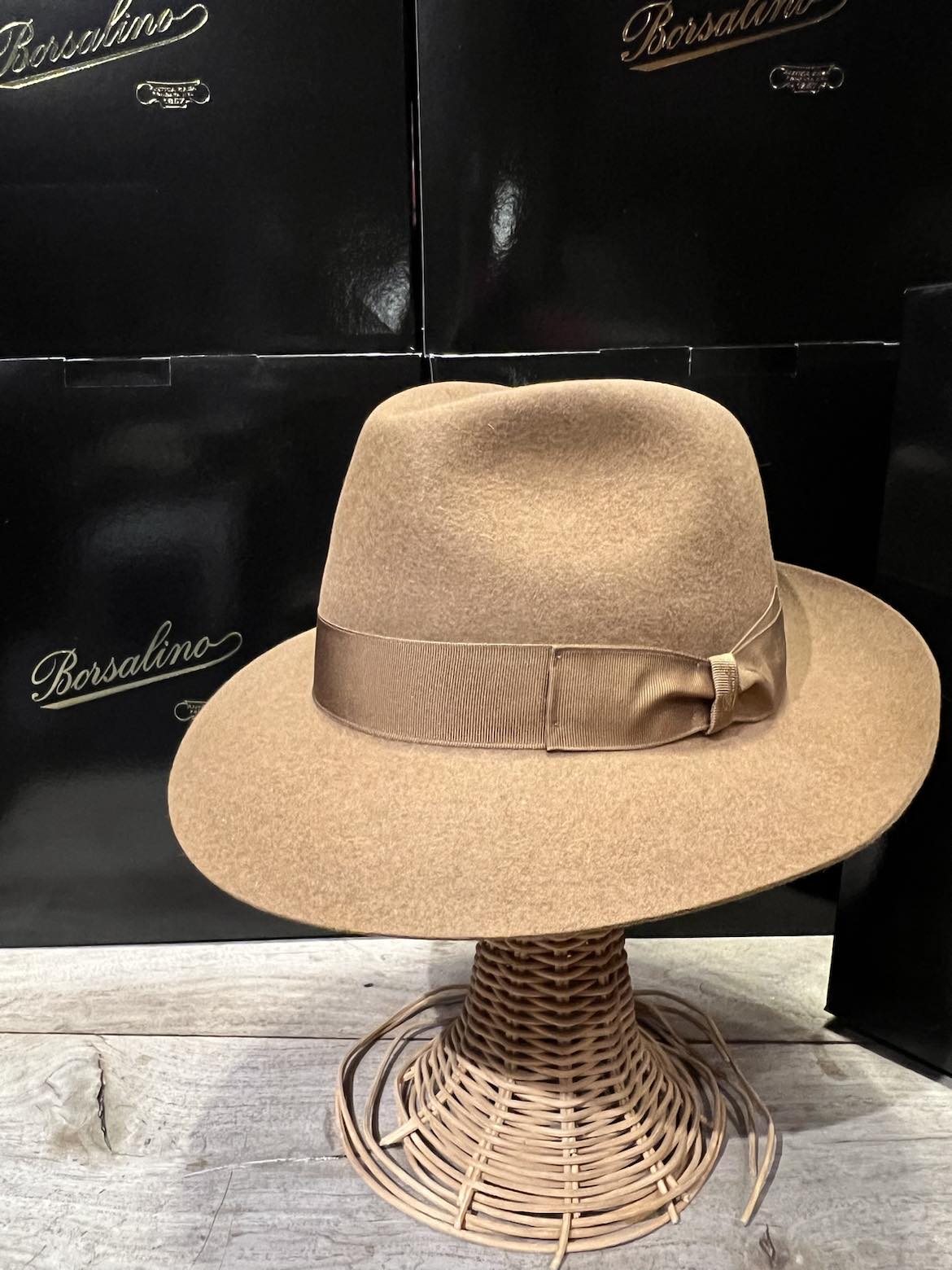 Borsalino Alessandria Felt Medium Brim Fedora