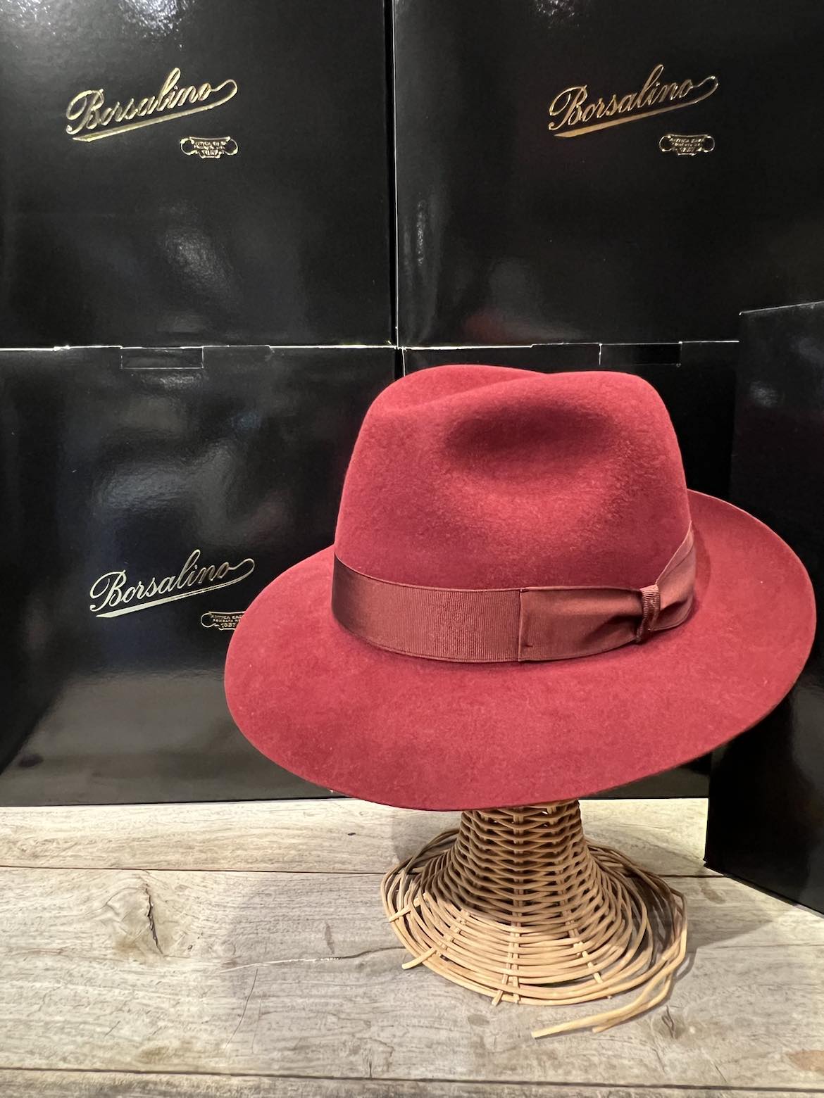 Borsalino Alessandria Felt Medium Brim Fedora