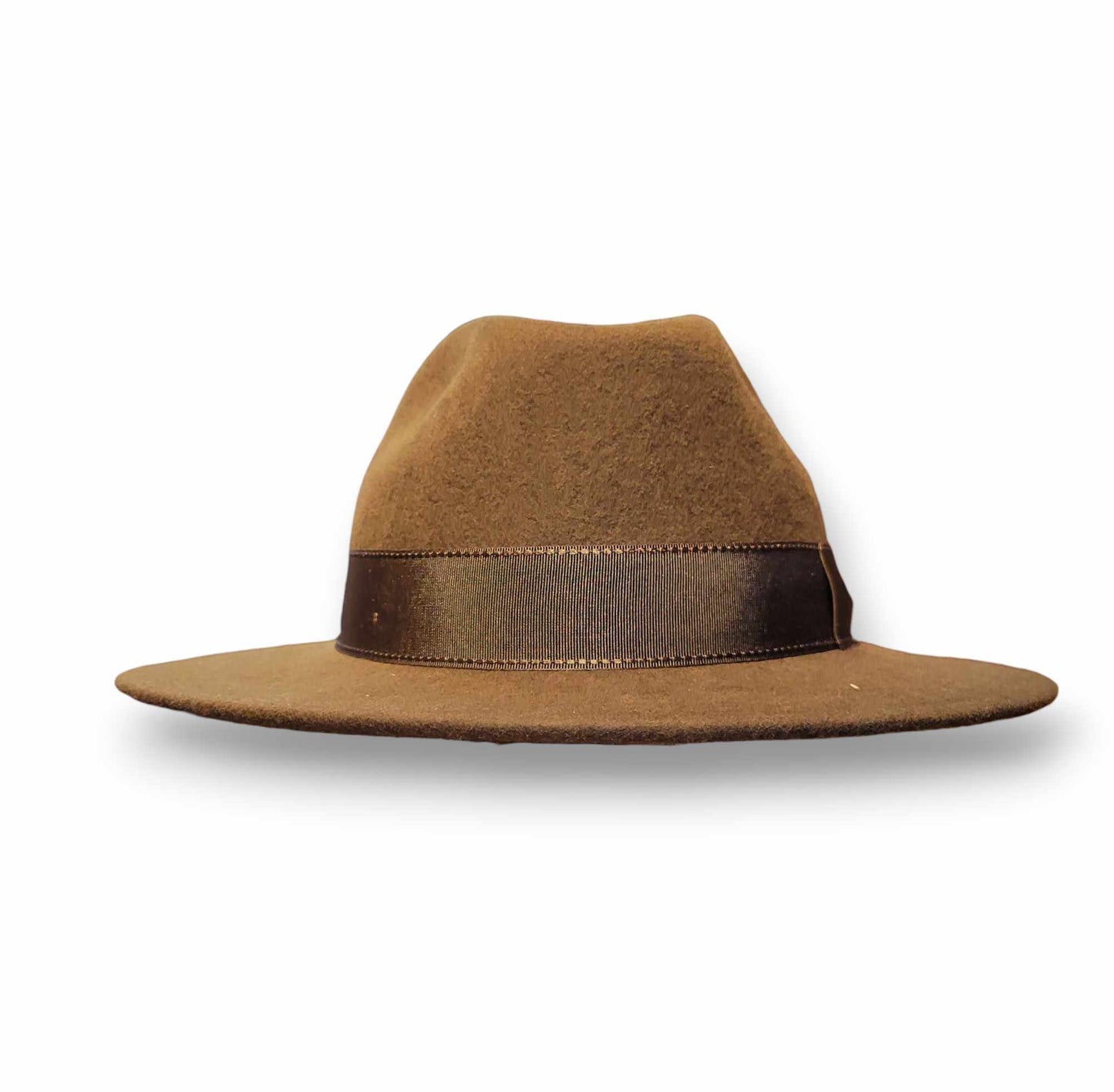 Stefeno Miguel Flat Brim Fedora