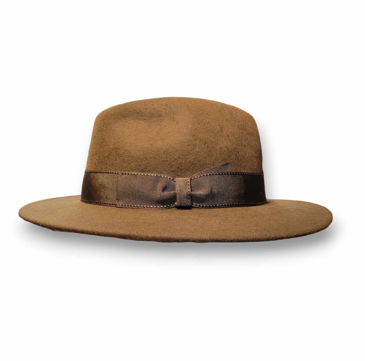 Stefeno Miguel Flat Brim Fedora