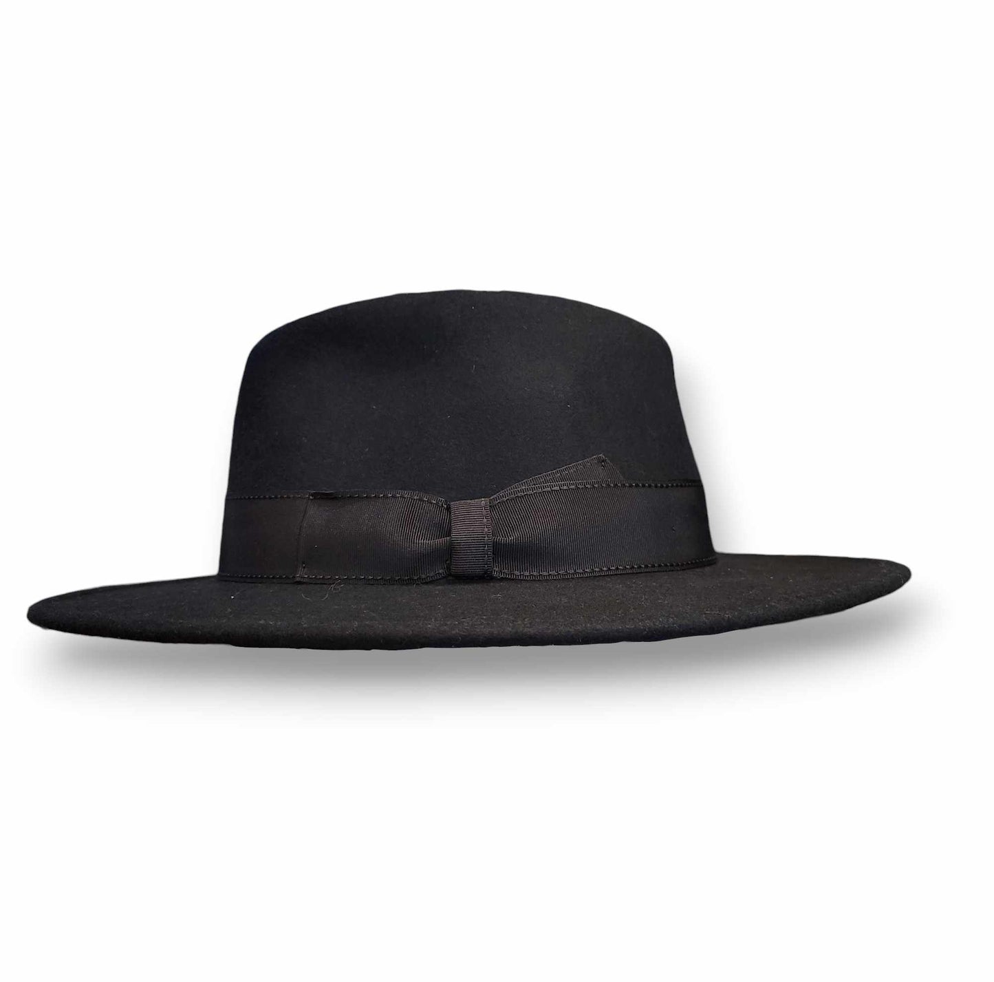 Stefeno Miguel Flat Brim Fedora