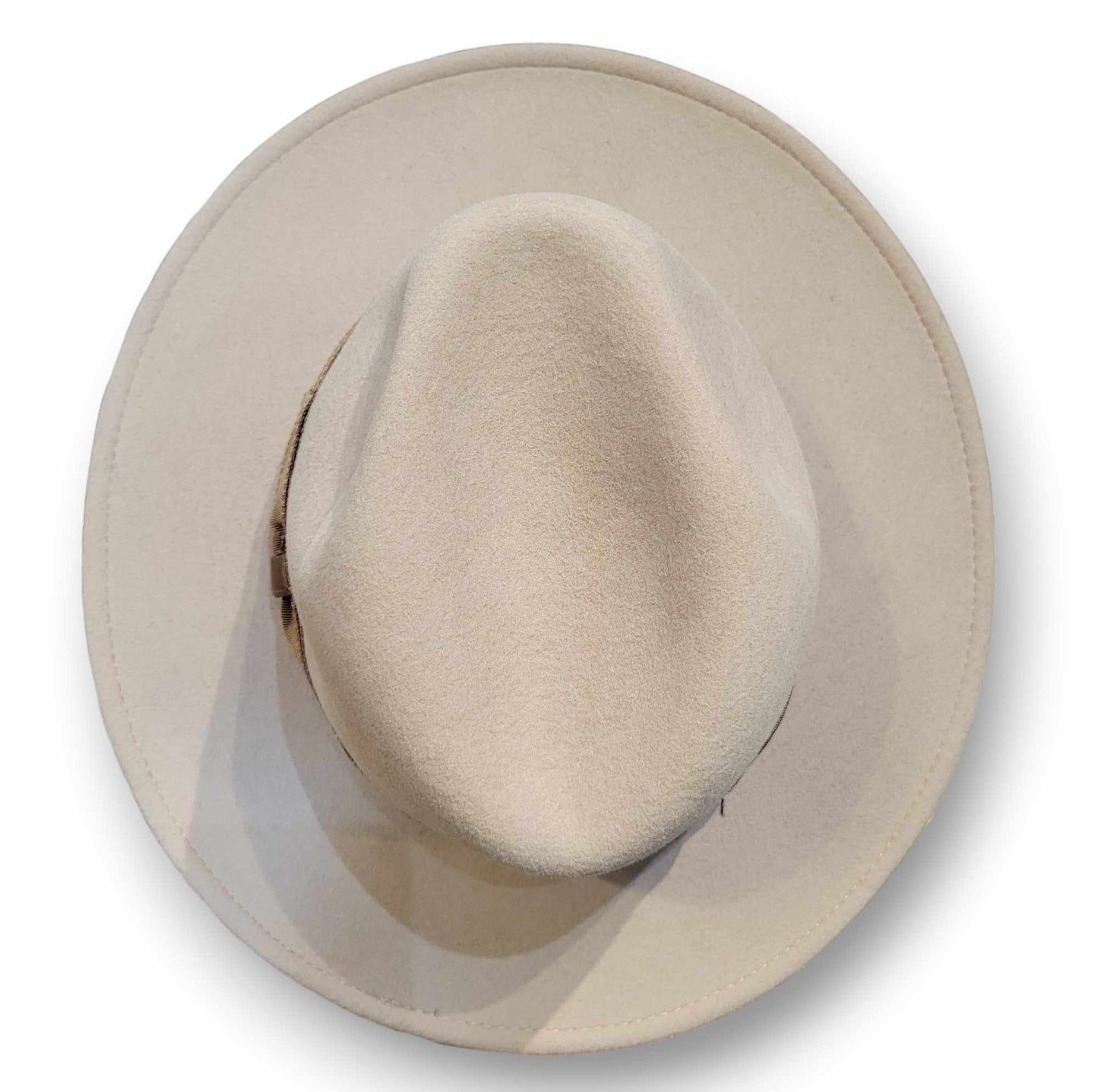 Stefeno Miguel Flat Brim Fedora