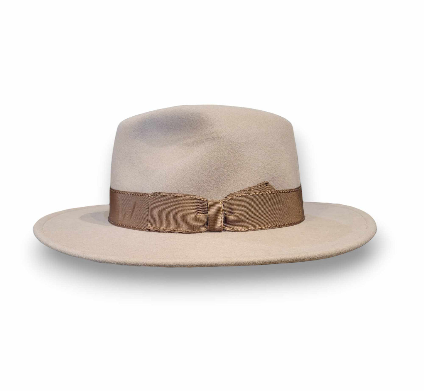 Stefeno Miguel Flat Brim Fedora