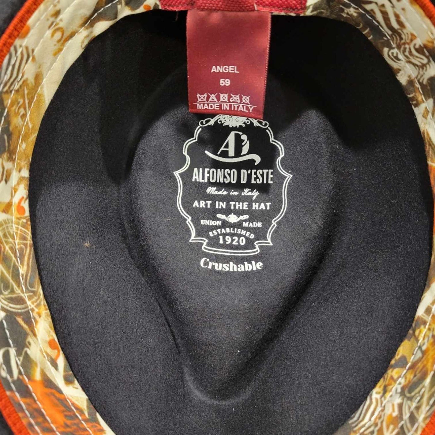 Alfonso D'Este Angel Wool Fedora