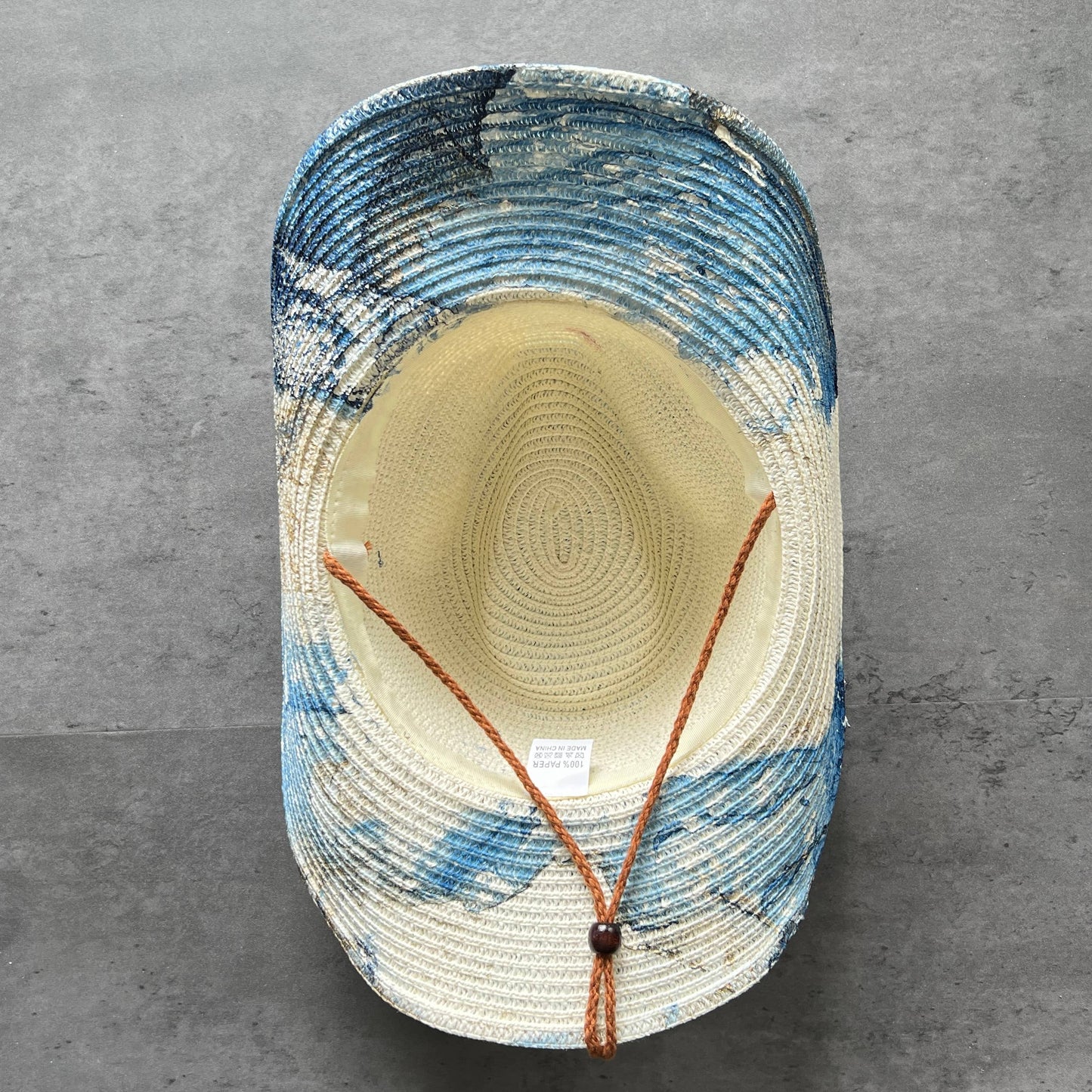 N.Y.M.F. by Co Marbled Straw Cowboy Hat
