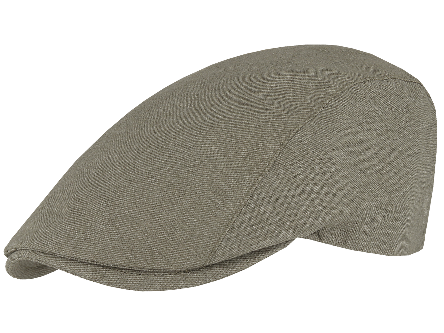 Linen Flat Cap - 1ES221: Brick / 59