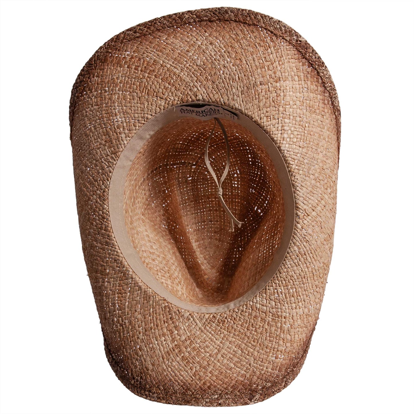 American Hat Makers Dusty Lightweight Straw Cowboy Sun Hat
