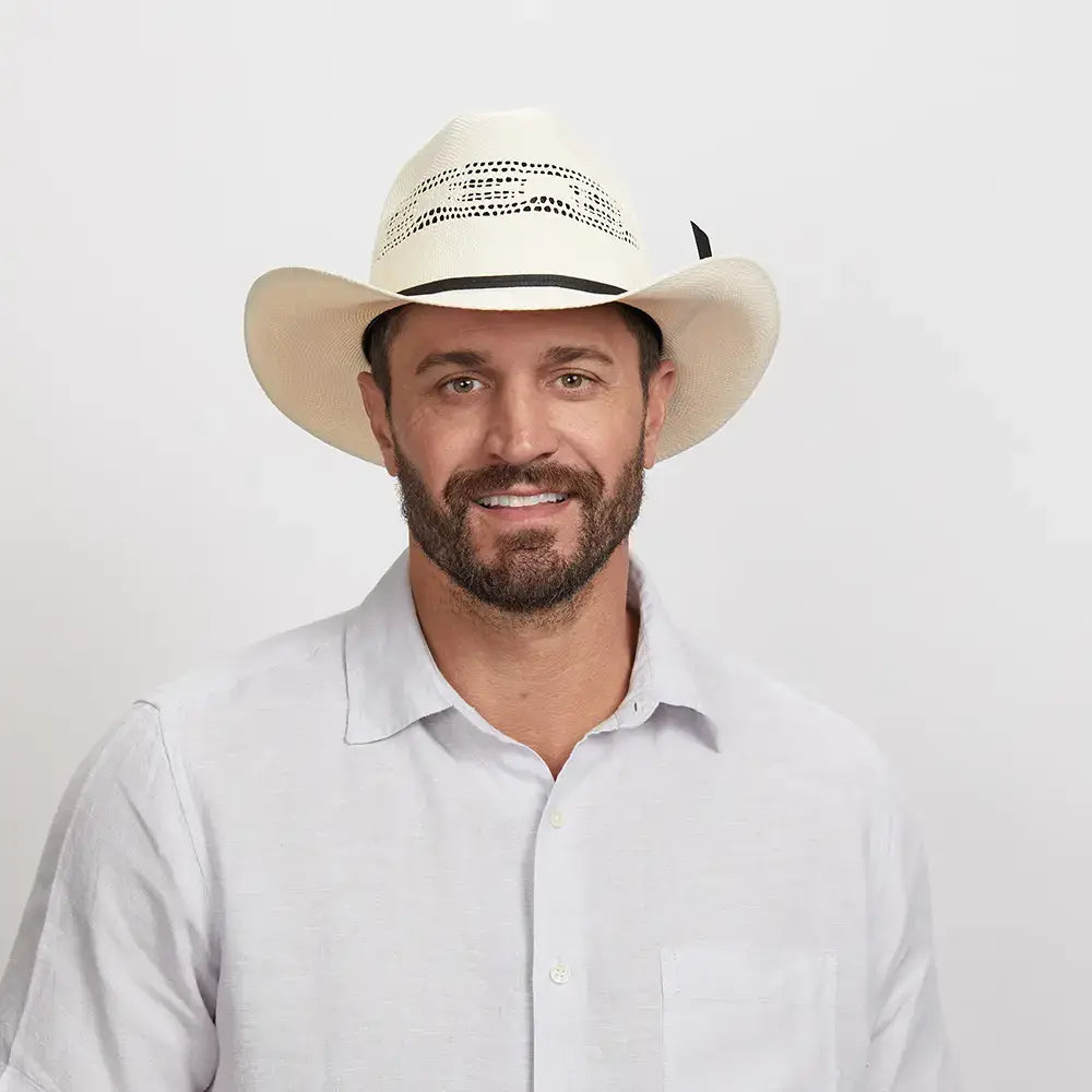 American Hat Makers Cody Bangora Straw Cowboy Hat
