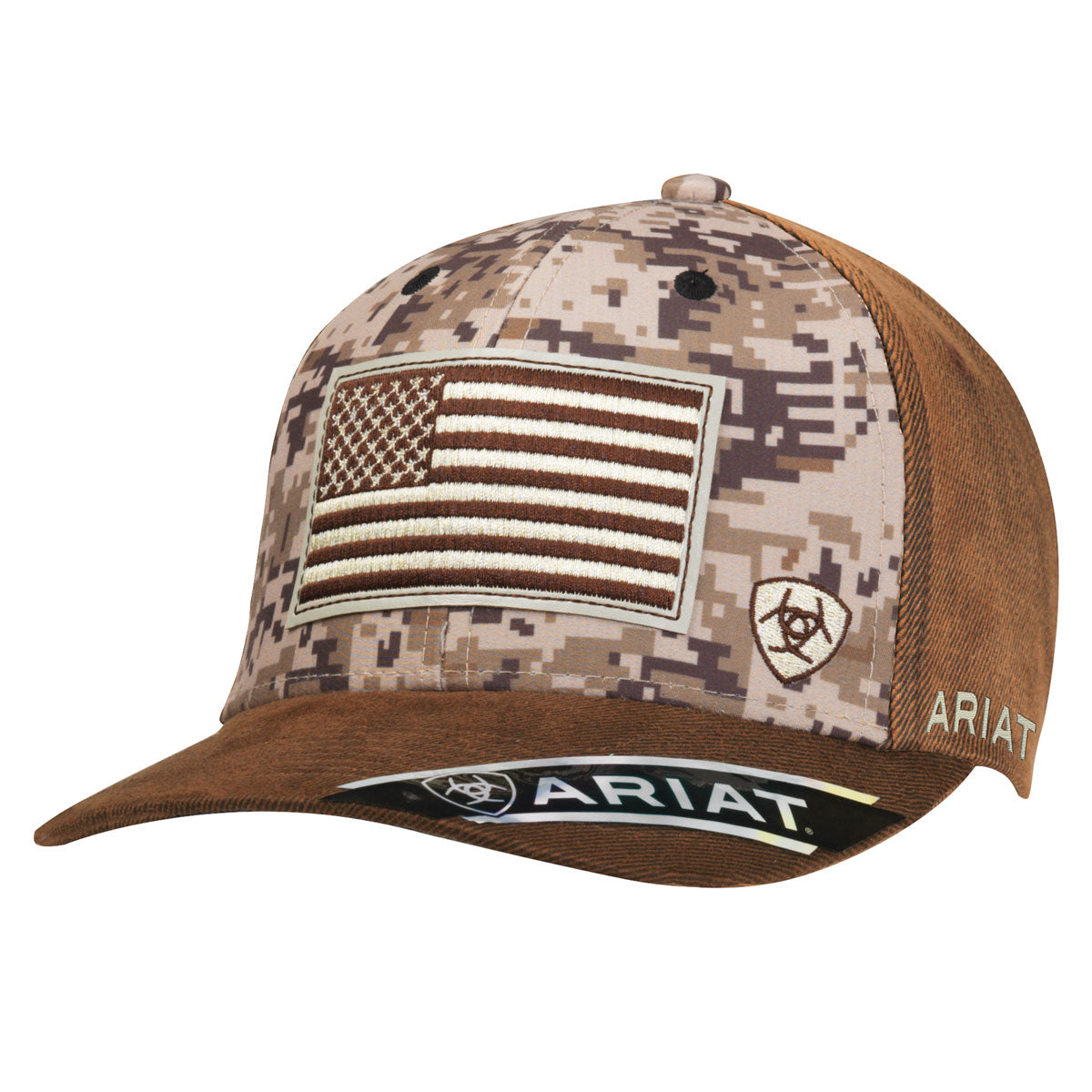 Ariat Mens Flag Digital Camo Cap