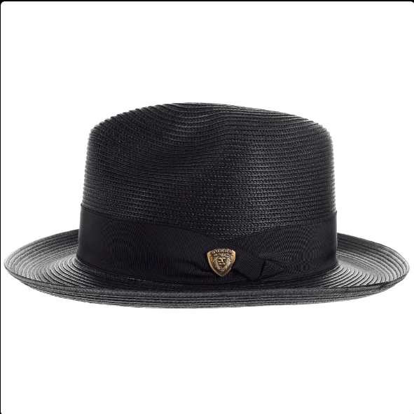 Dobbs Rosebud Milan Straw Fedora Hat