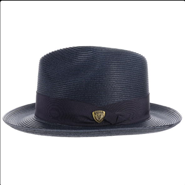 Dobbs Rosebud Milan Straw Fedora Hat