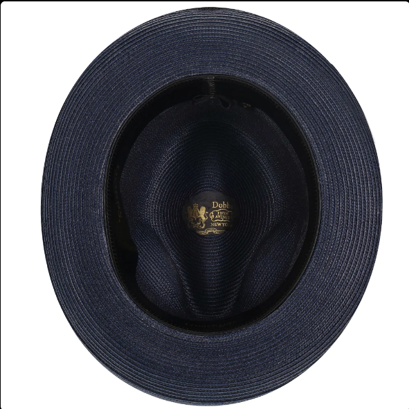 Dobbs Rosebud Milan Straw Fedora Hat