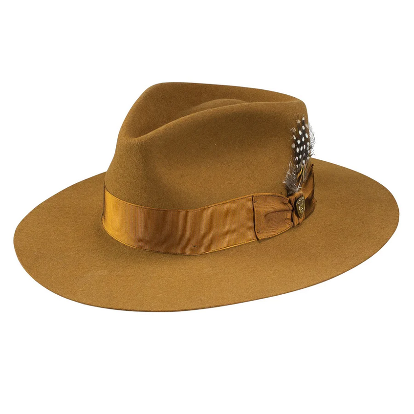 Dobbs Estate Wide Brim Wool Felt Fedora