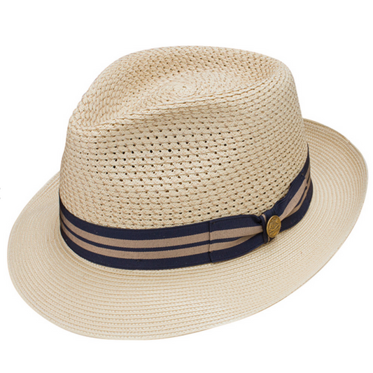 Stetson Nantucket Milan Straw Fedora Hat