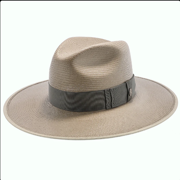 Stetson Tri-City Shantung Straw Fedora
