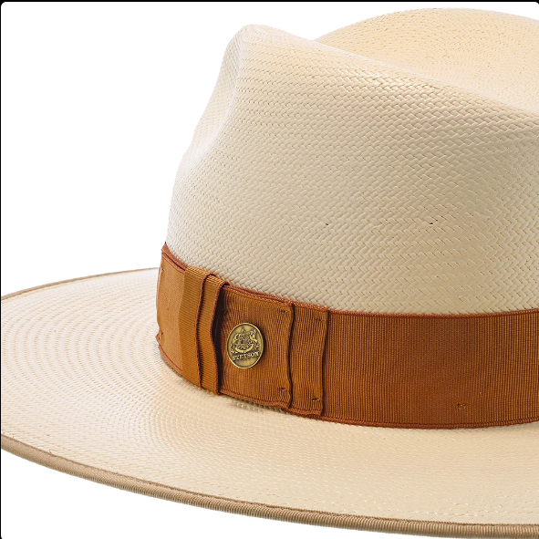 Stetson Tri-City Shantung Straw Fedora