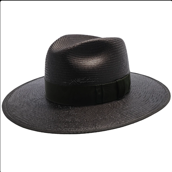 Stetson Tri-City Shantung Straw Fedora