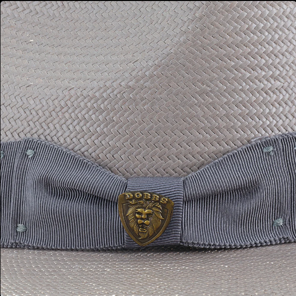 Dobbs Estate Shantung Wide Brim Straw Fedora
