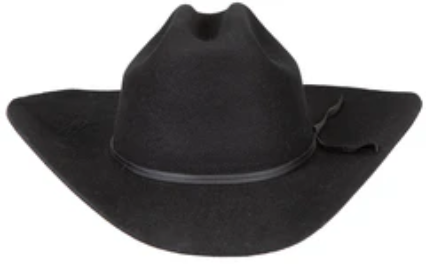 Kenny K Wool Felt Cowboy Hat Black M