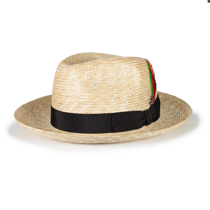 Capas Santino Straw Fedora Hat