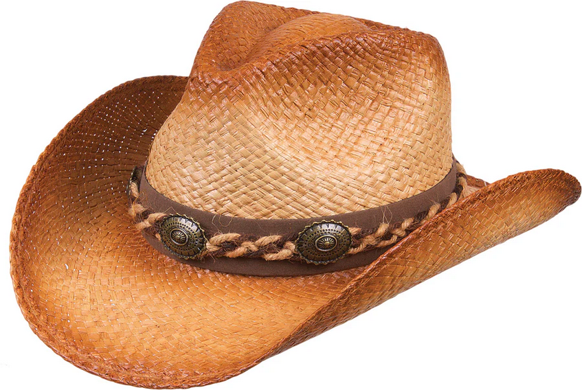 Kenny K RM10D-L Outback Distressed Raffia