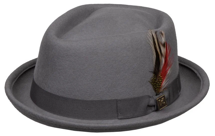 Kenny K Diamond Crown Stingy Brim Fedora WF65