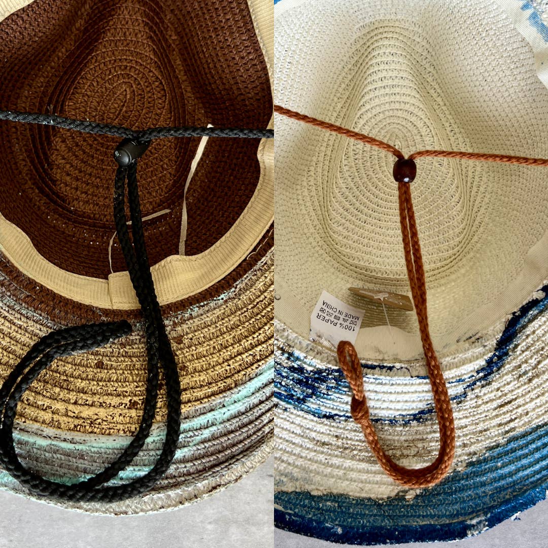 N.Y.M.F. by Co Marbled Straw Cowboy Hat