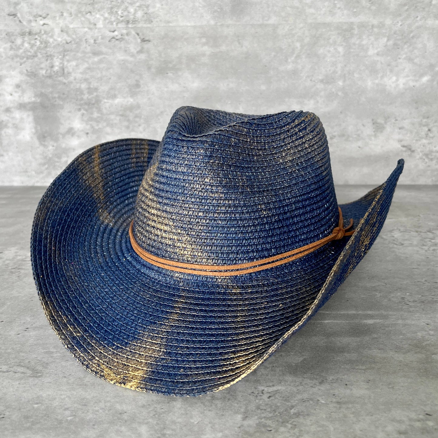 N.Y.M.F. by Co Marbled Straw Cowboy Hat