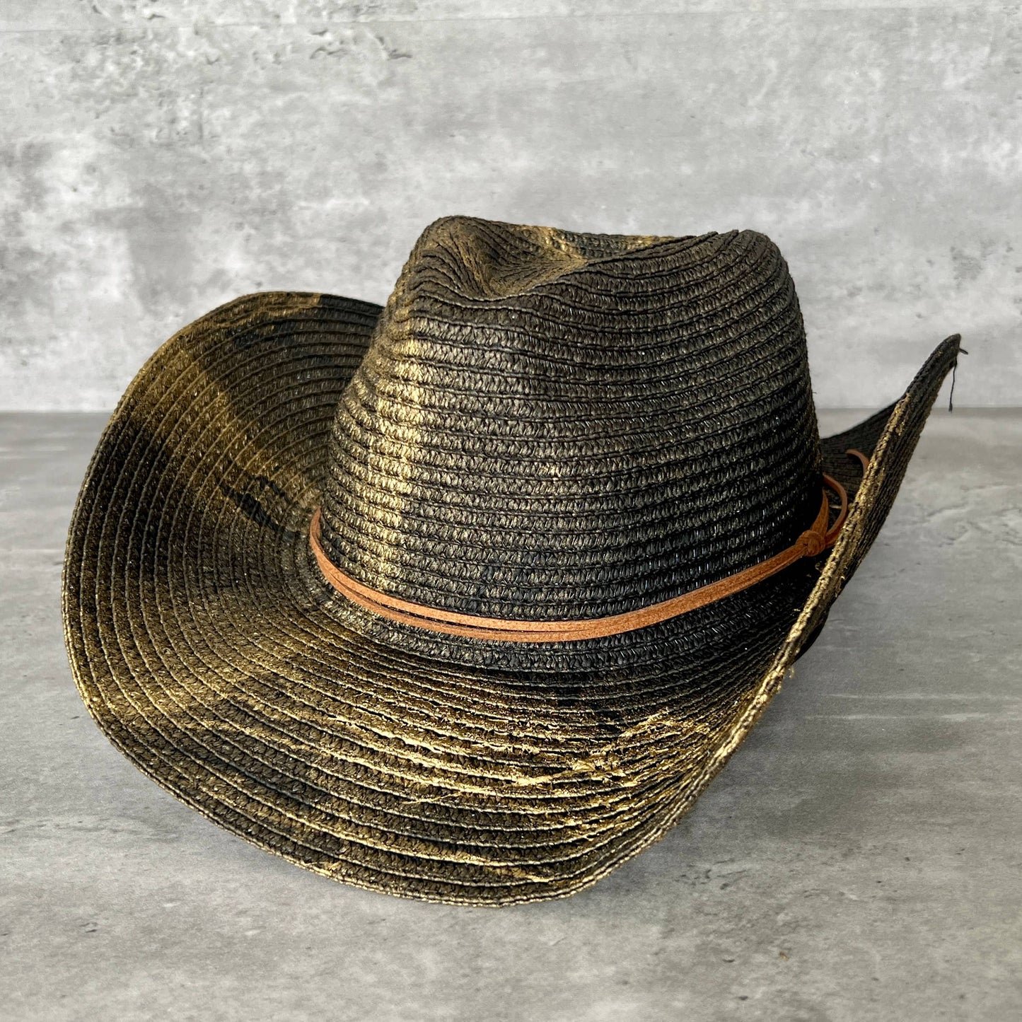 N.Y.M.F. by Co Marbled Straw Cowboy Hat