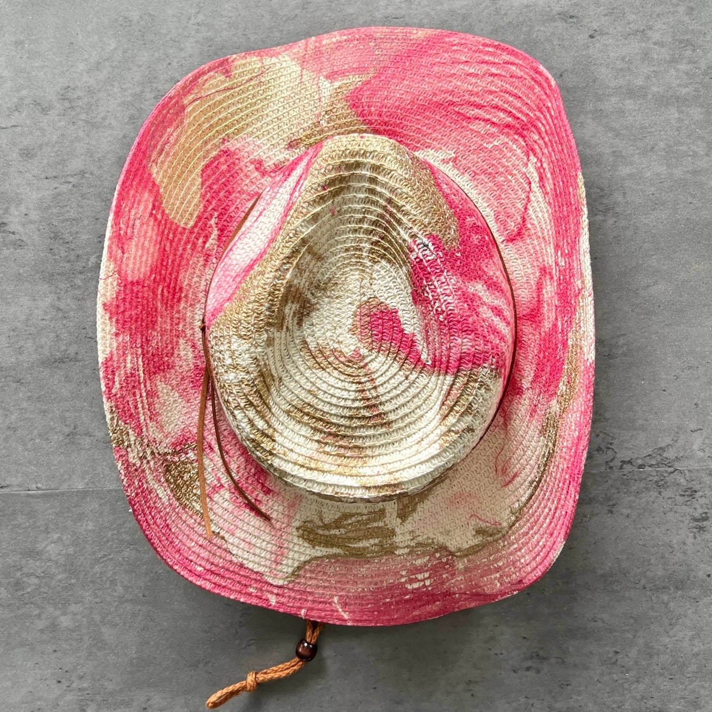 N.Y.M.F. by Co Marbled Straw Cowboy Hat