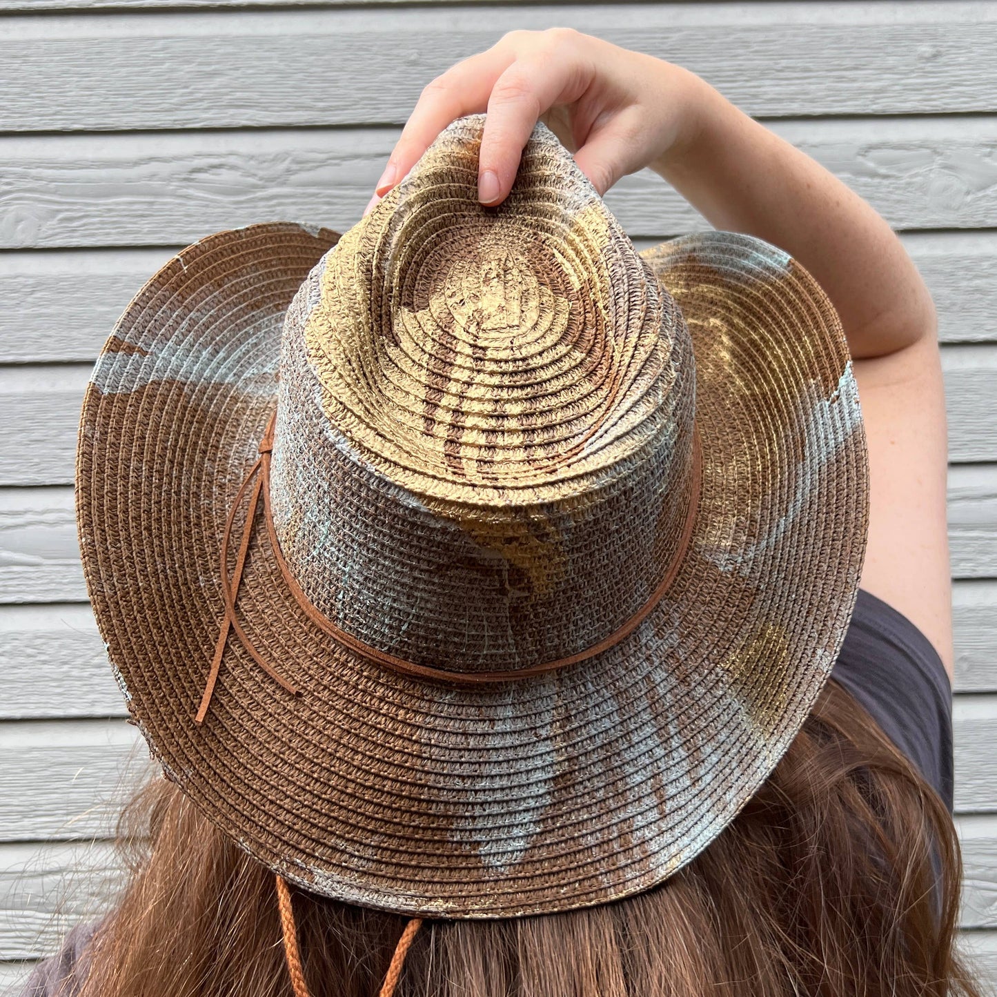 N.Y.M.F. by Co Marbled Straw Cowboy Hat