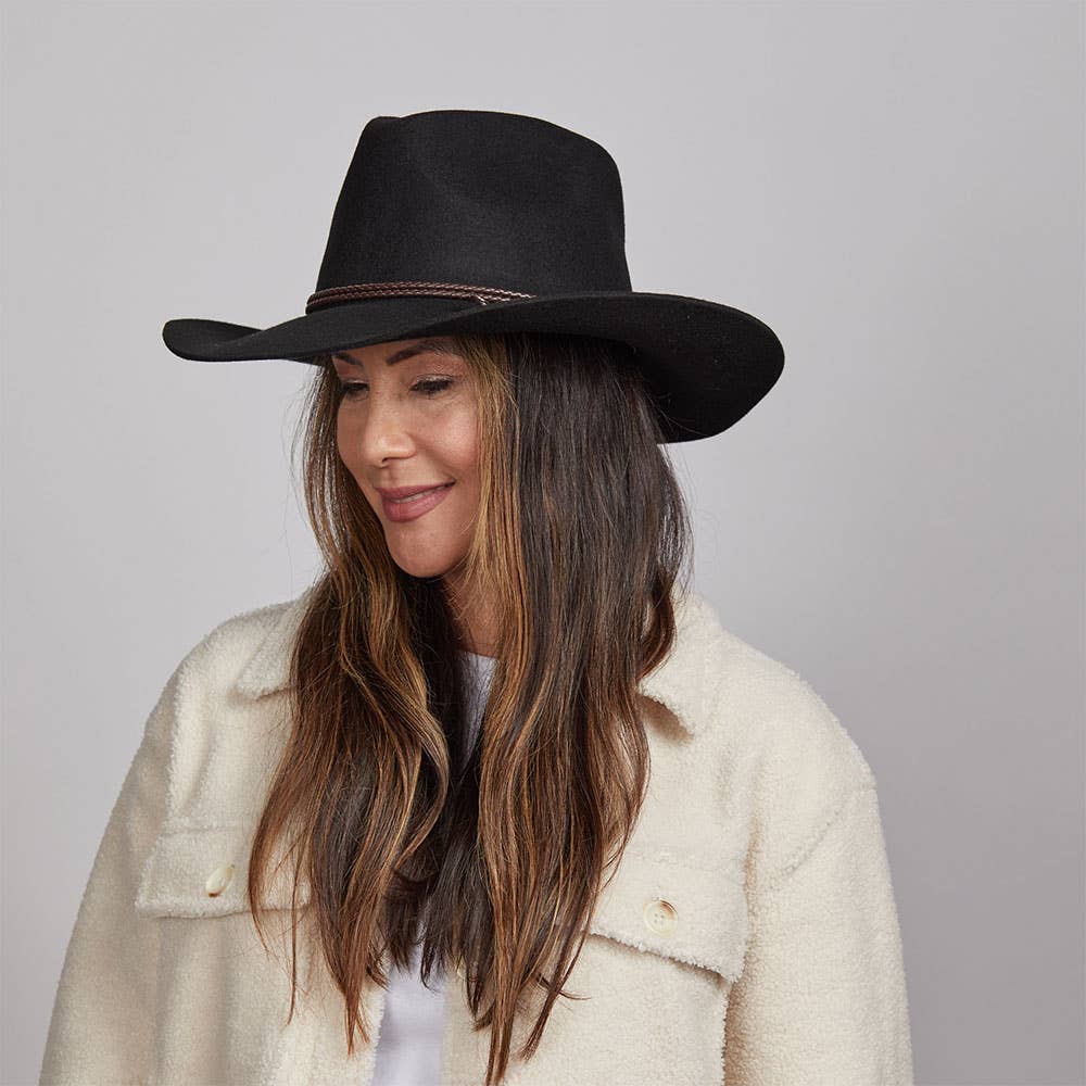 American Hat Makers Sequoia Wool Felt Western Hat