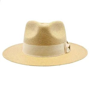 Dobbs Estate Shantung Wide Brim Straw Fedora