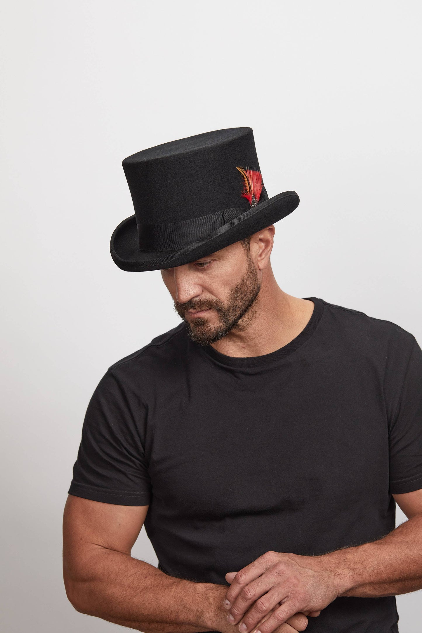 Lightweight Wool Top Hat - Style Majestic