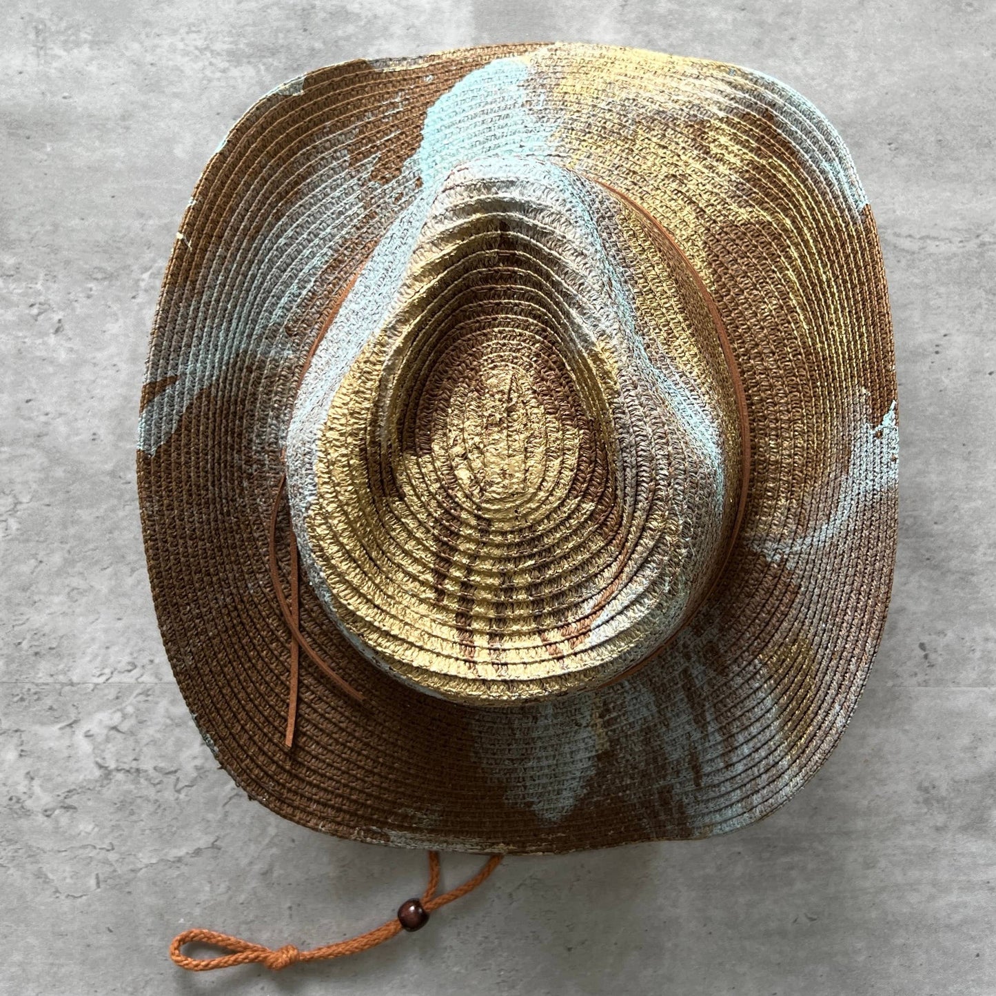 N.Y.M.F. by Co Marbled Straw Cowboy Hat