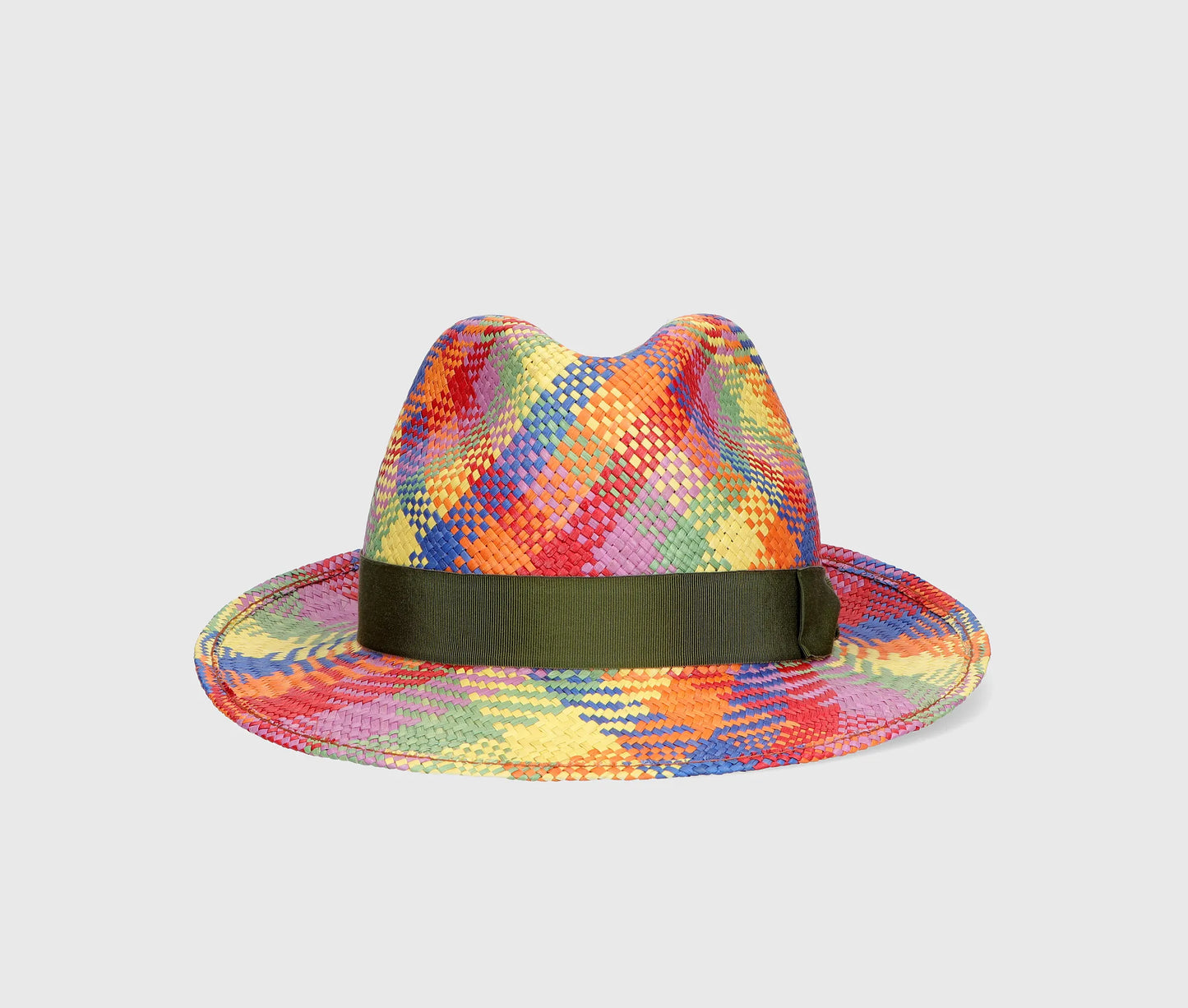 Borsalino Federico Multi-colored Panama Hat