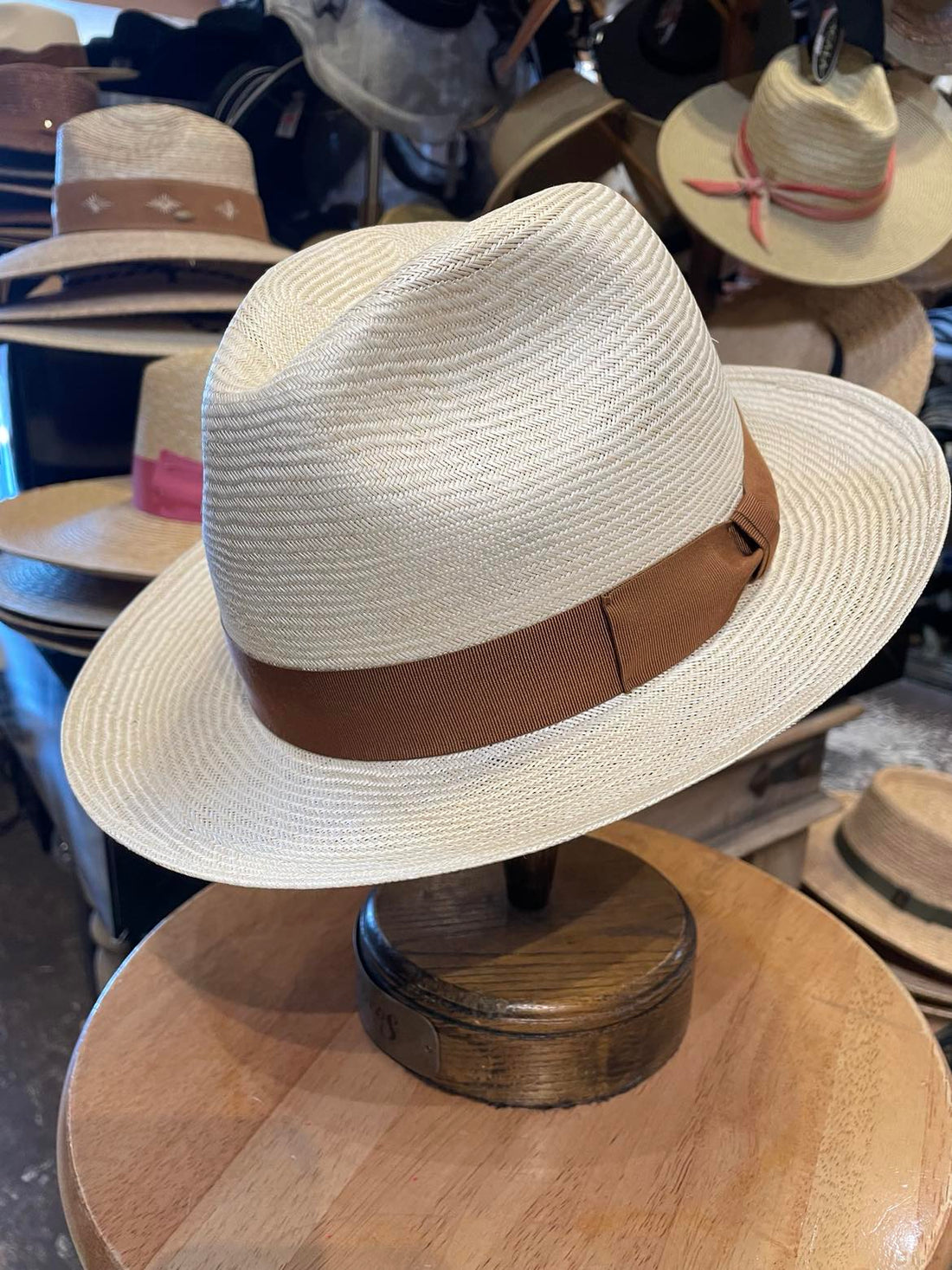 Tesi Straw hats from Florence Italy now at Hollywood Hatters in Los Angeles