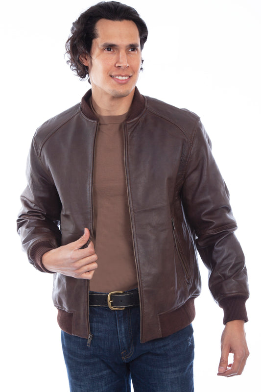 Scully Leather Bomber Jacket - 1088