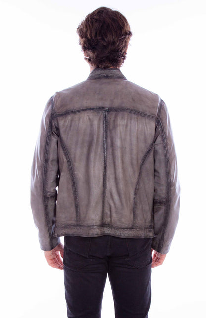 Scully Distressed Leather Jacket 1054