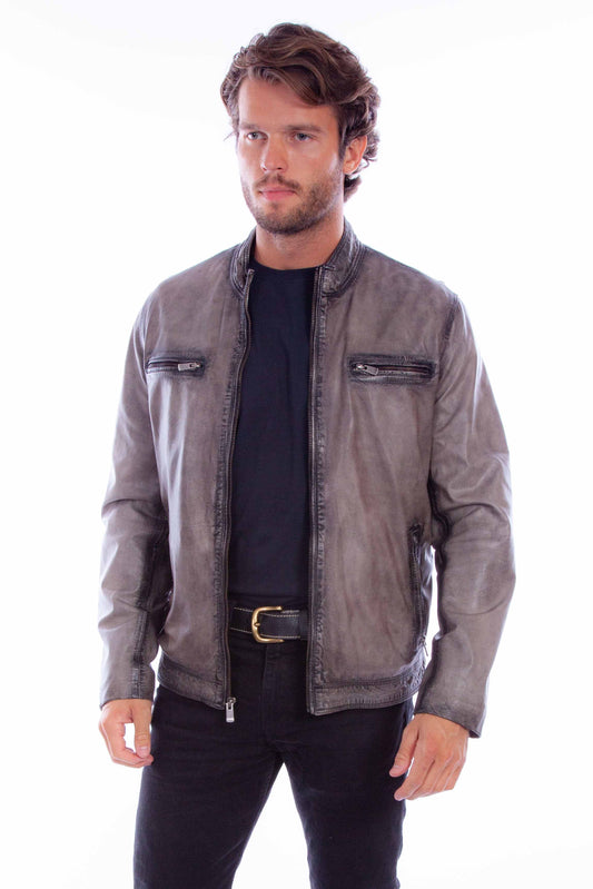 Scully Distressed Leather Jacket 1054