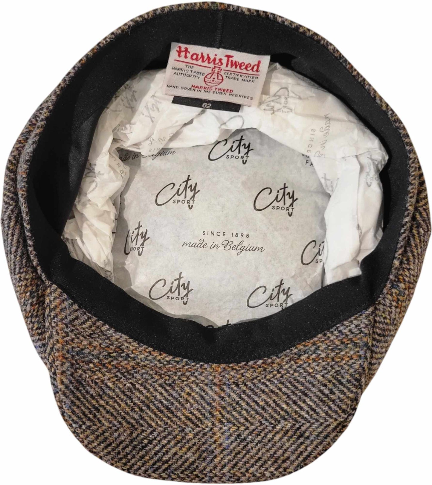 City Sport 5519 Harris Tweed Newsboy