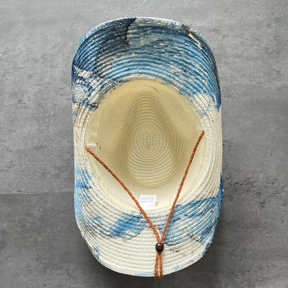 N.Y.M.F. by Co Marbled Straw Cowboy Hat