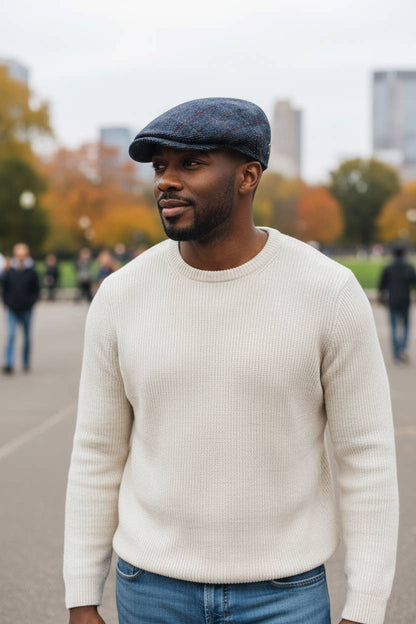 HARRIS TWEED® WOOL CAP MADE IN FRANCE - FLHH441