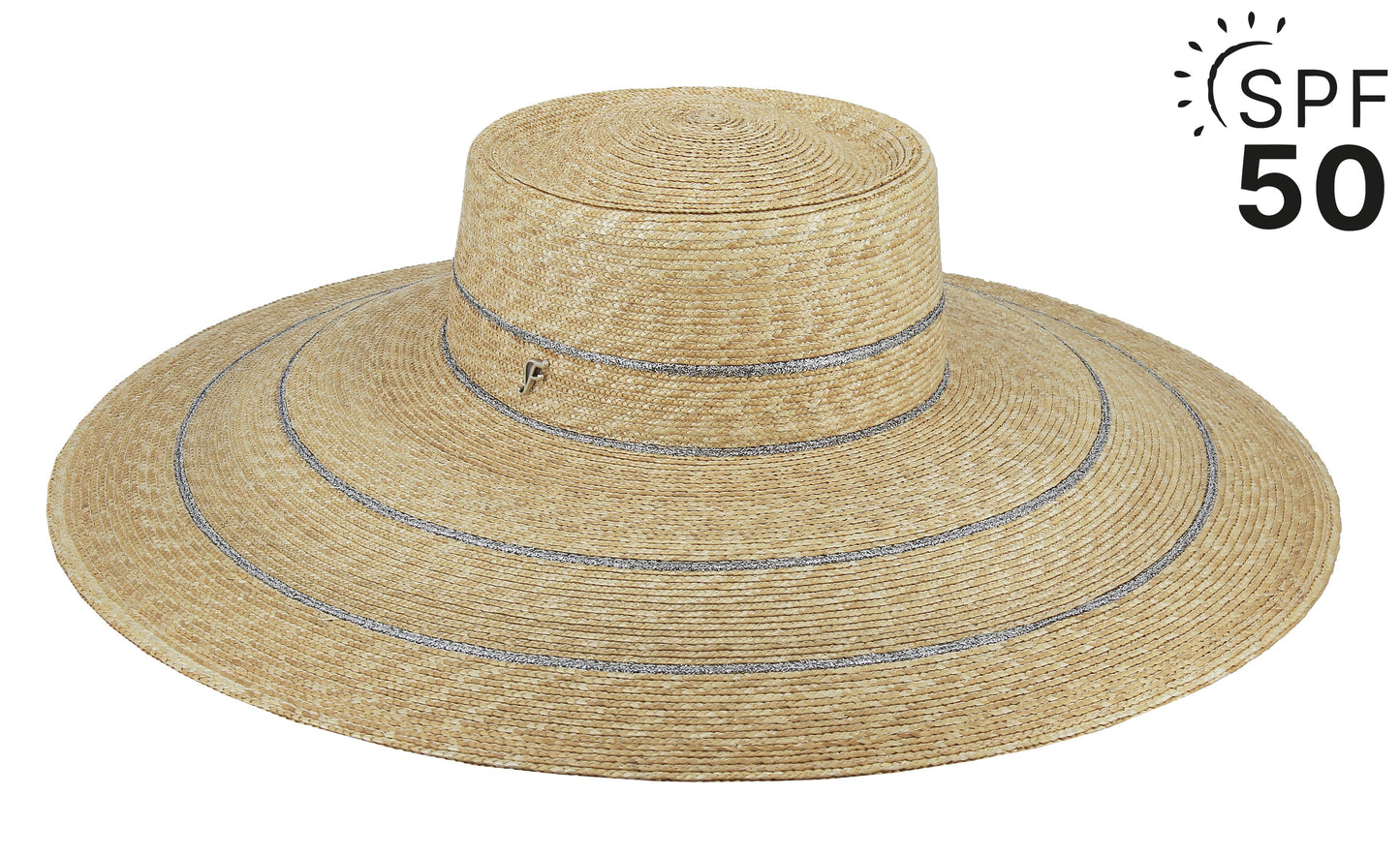 Flechet Sewn Straw Hat SPF 50 - FLFE69