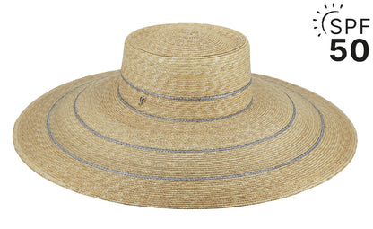 Flechet Sewn Straw Hat SPF 50 - FLFE69
