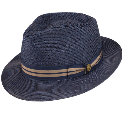 Stetson Nantucket Milan Straw Fedora Hat