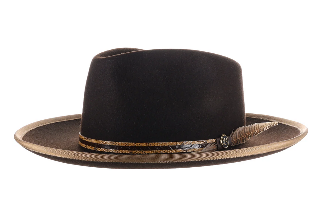 Biltmore Python Felt Fedora – Hollywood Hatters