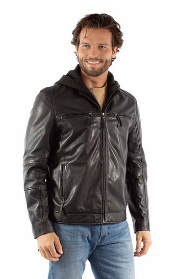 Scully Hooded Leather Jacket 1056