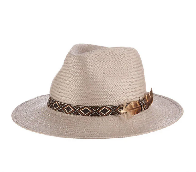 Carlos Santana West Straw Fedora